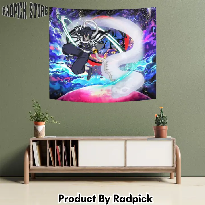 Obanai iguro tapestry custom galaxy anime wall decor  rp5941315